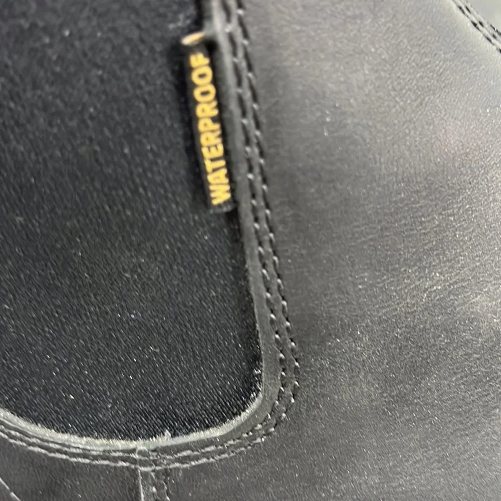WOLVERINE Black Leather EPX Romeo Safety Toe boots, Size 12 - Picture 9 of 11